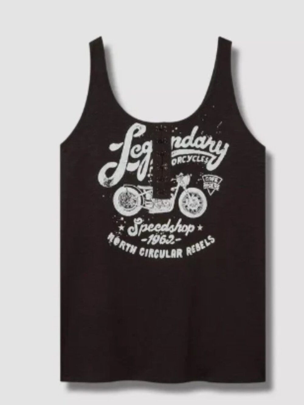 Torrid Motorcycle Sleeveless Top | size 1  (US 14-16) |